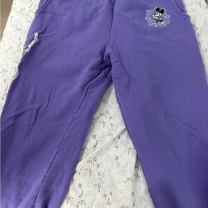 Disney Purple Sweatpants for Relaxed Comfort